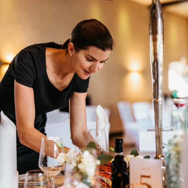 Koordination am Hochzeitstag